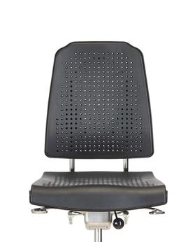 Werkplaatsstoel Klimastar PUR zwart