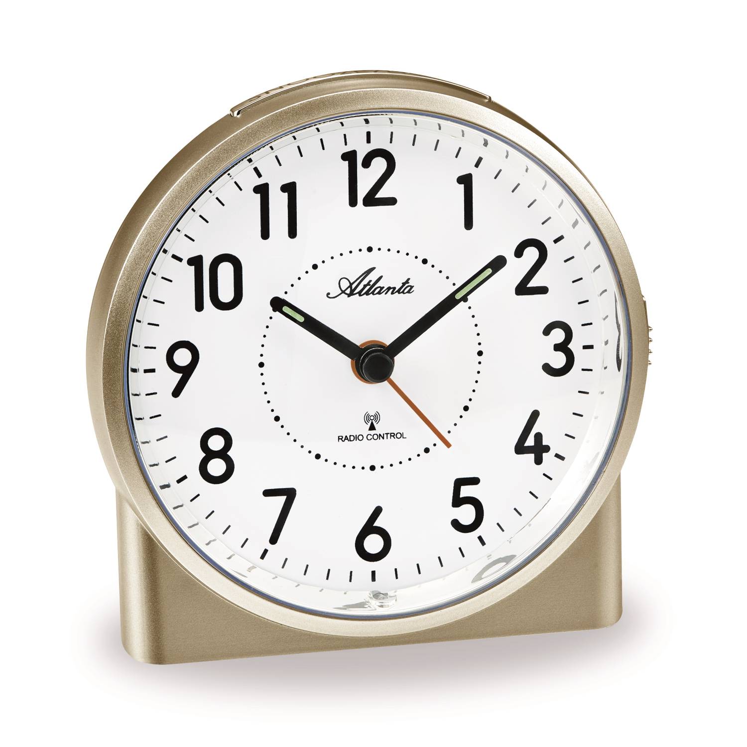 Atlanta 1843/9 Analog-Funkwecker gold