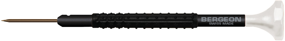 Screwdriver made of aluminium with Super Alloy blade (antimagnetic) 0.6mm Bergeon