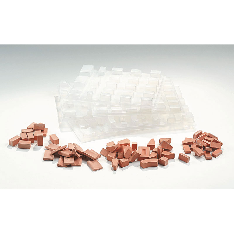 Set gietvormen 'Bakstenen'