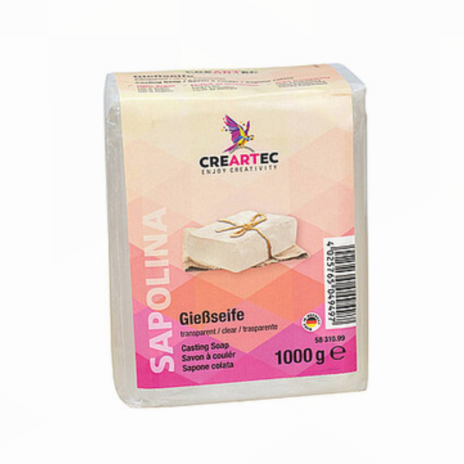Sapolina gietzeep wit 1.000gr.