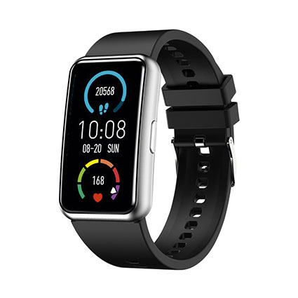 Atlanta 9720/7 Fitness Tracker – Smartwatch – Zilver/Zwart