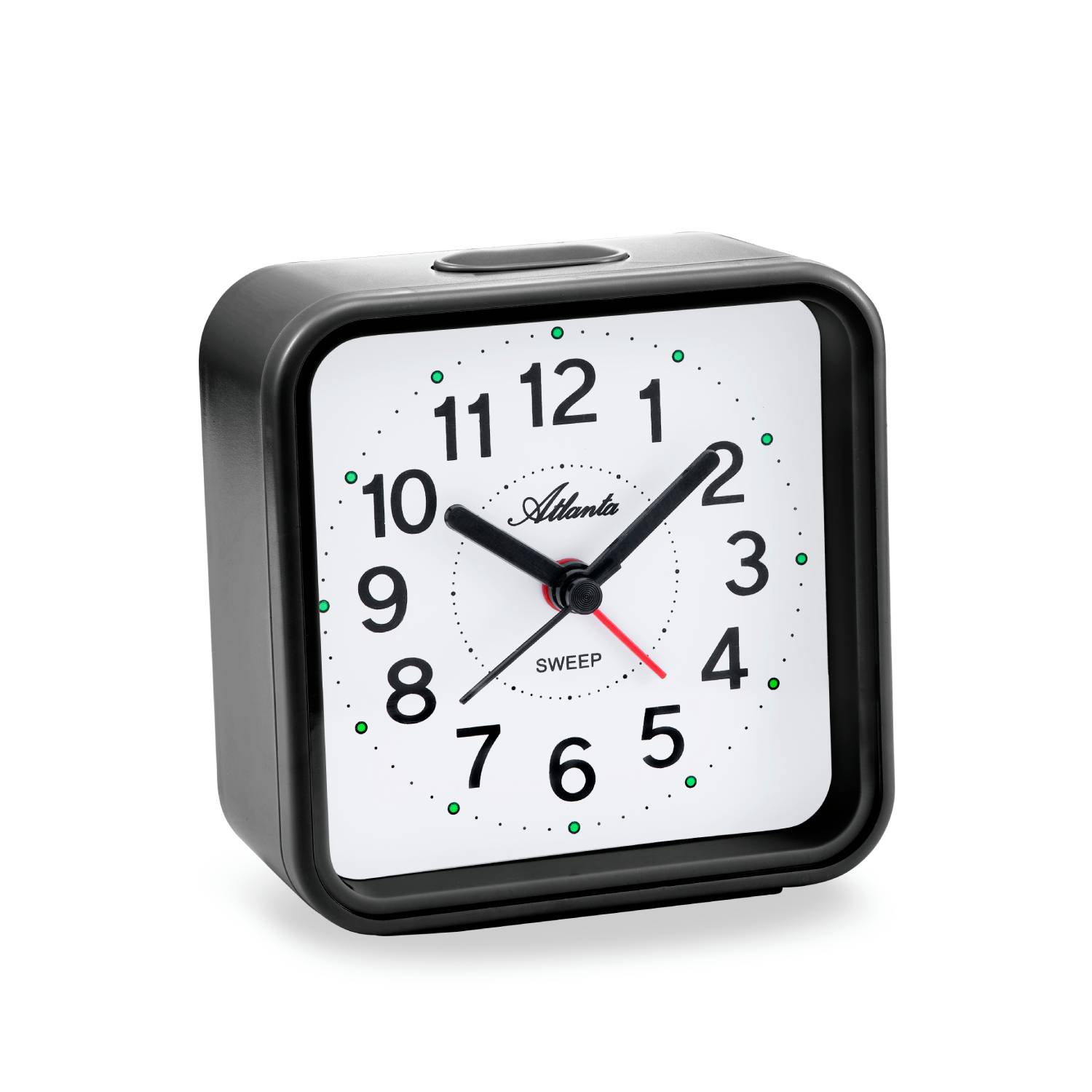 Atlanta 2131/7 Quarzwecker schwarz