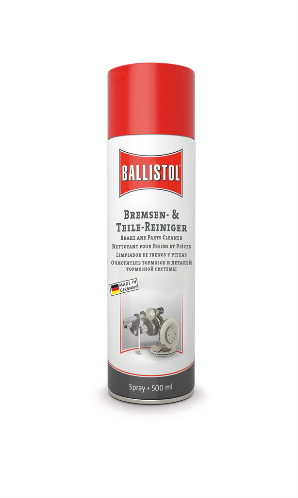 BALLISTOL brake and parts cleaner, 500ml - removes oil, grease, glue residues and much more