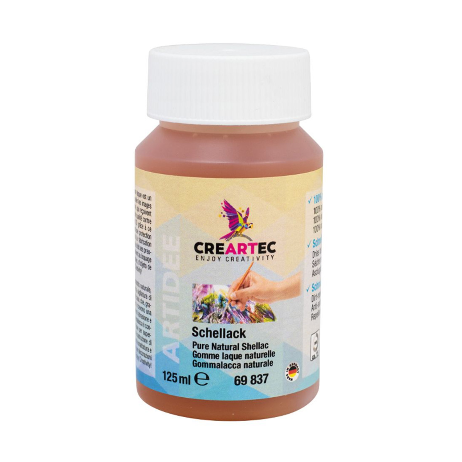 Schellak natuurlijk 125ml