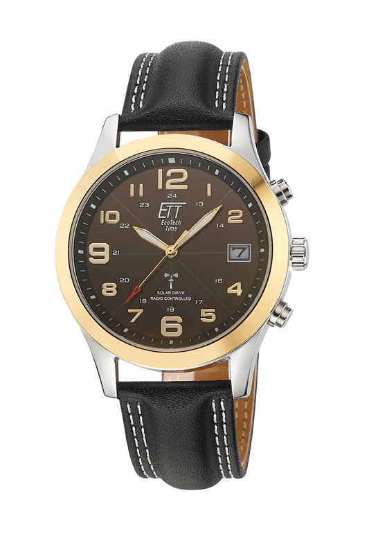 Eco Tech Time Solar Drive Radio Gobi Montre Homme - EGS-11487-22L