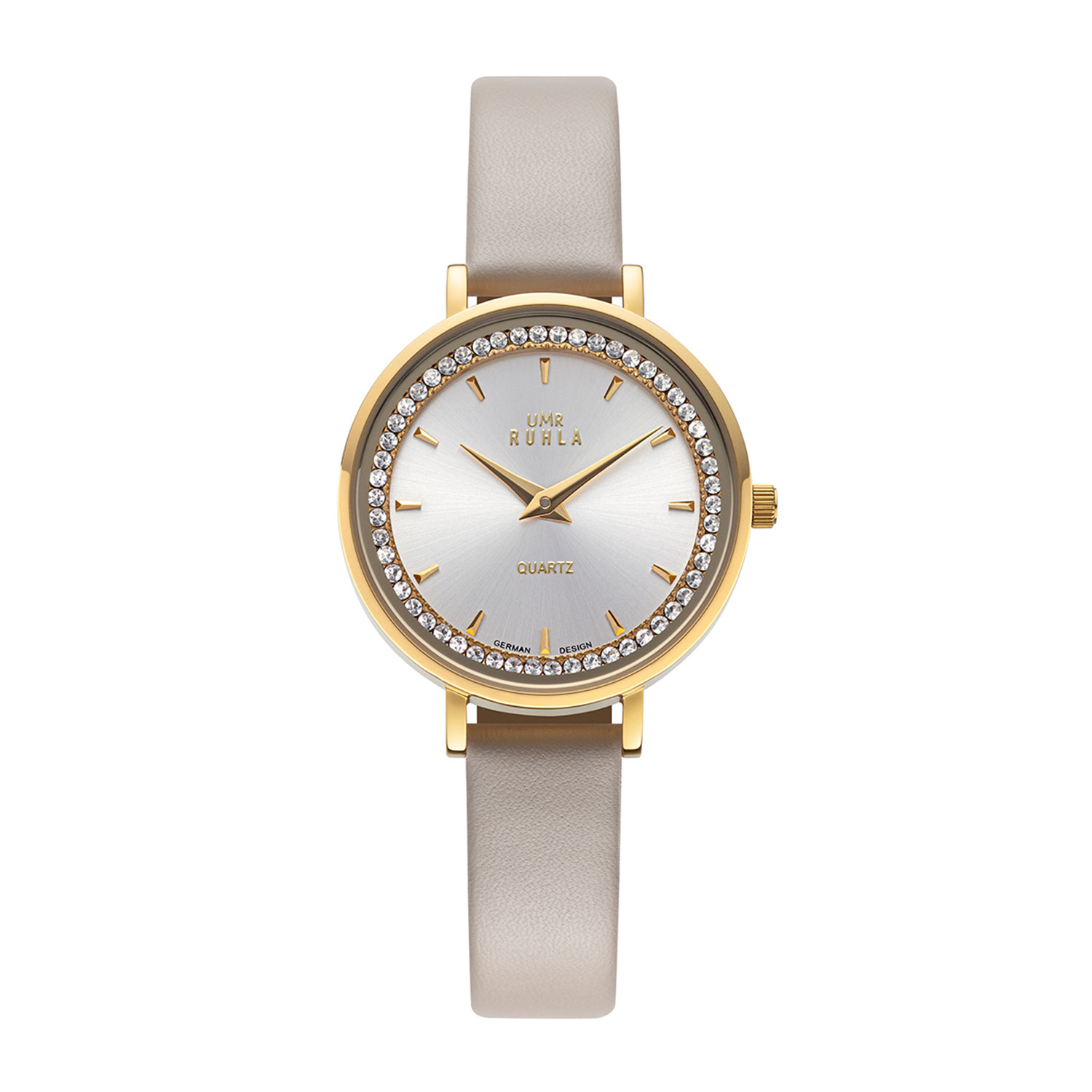 Uhren Manufaktur Ruhla - Armbanduhr Style/Trendline - silber