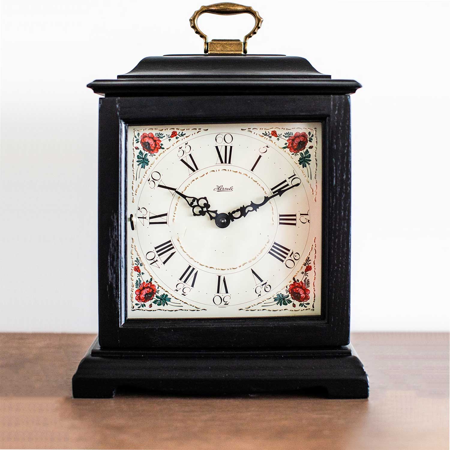 Hermle Tafelklok Bloemen, kwarts uurwerk met 4/4 Westminster