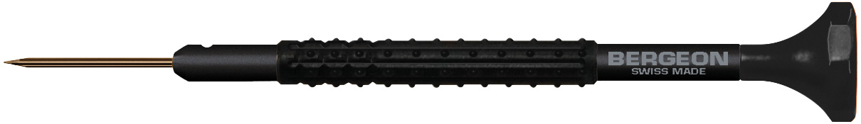 Screwdriver made of aluminium with Super Alloy blade (antimagnetic) 1.0mm Bergeon