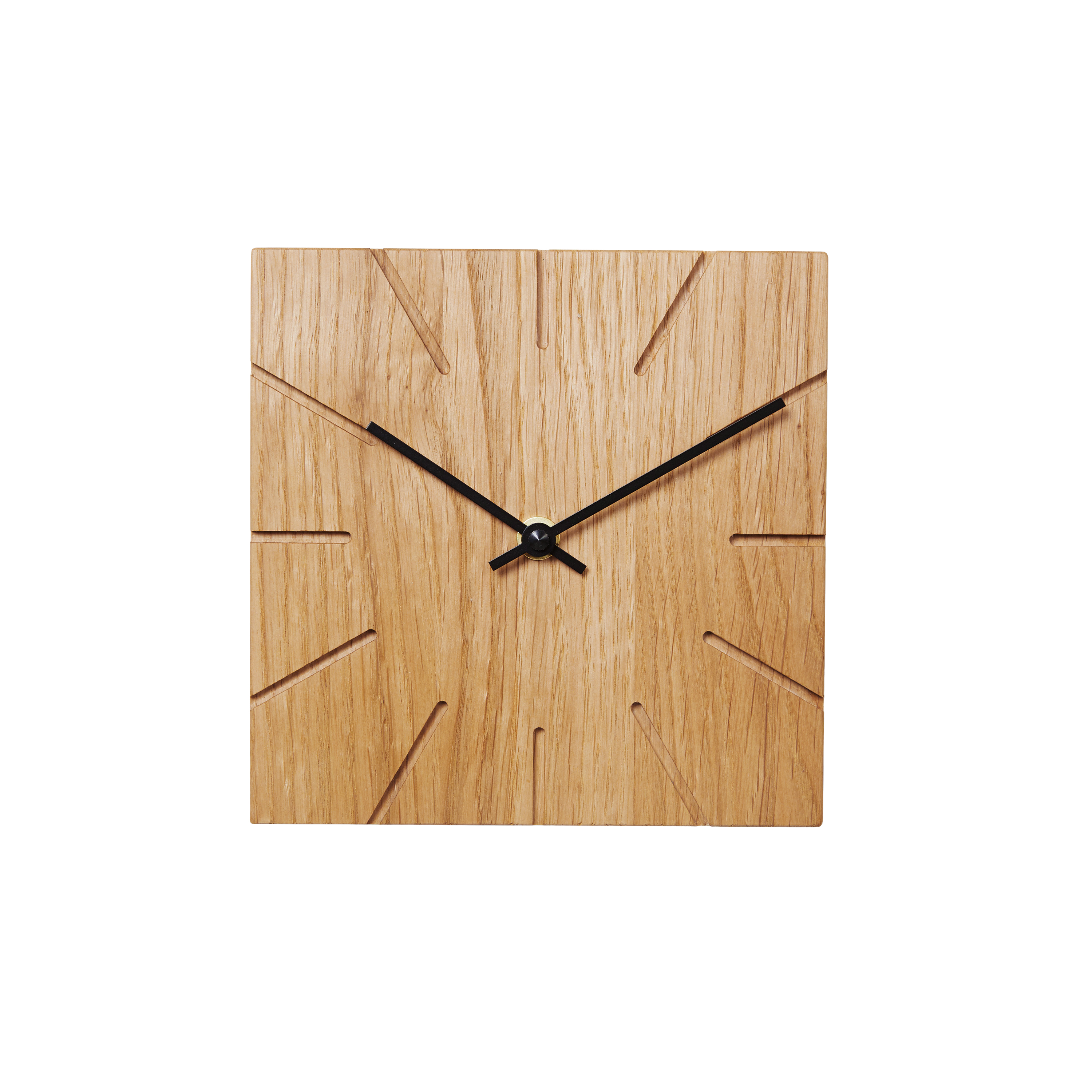 AMS natuhr Funk-Wand-/Tischuhr Beam, Eiche F4003