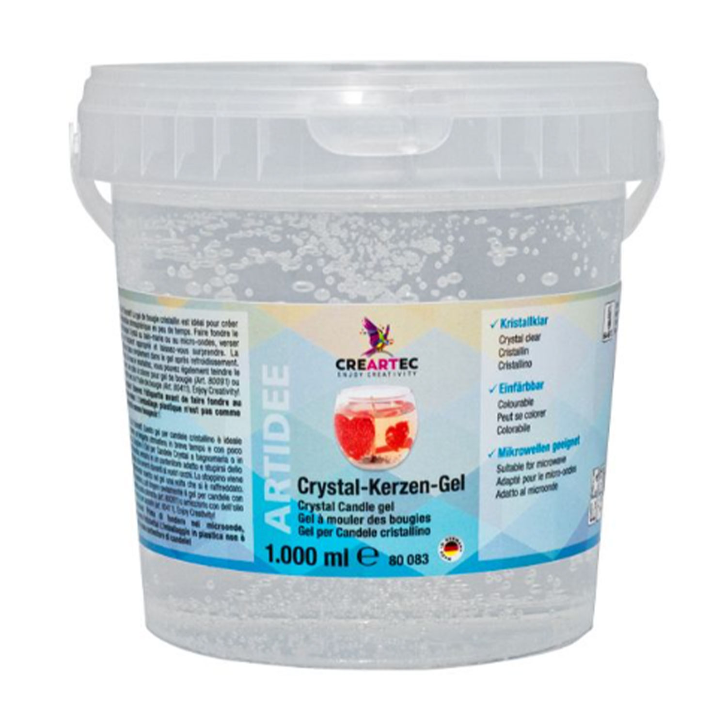 Crystal Kaarsen Gel 1.000ml