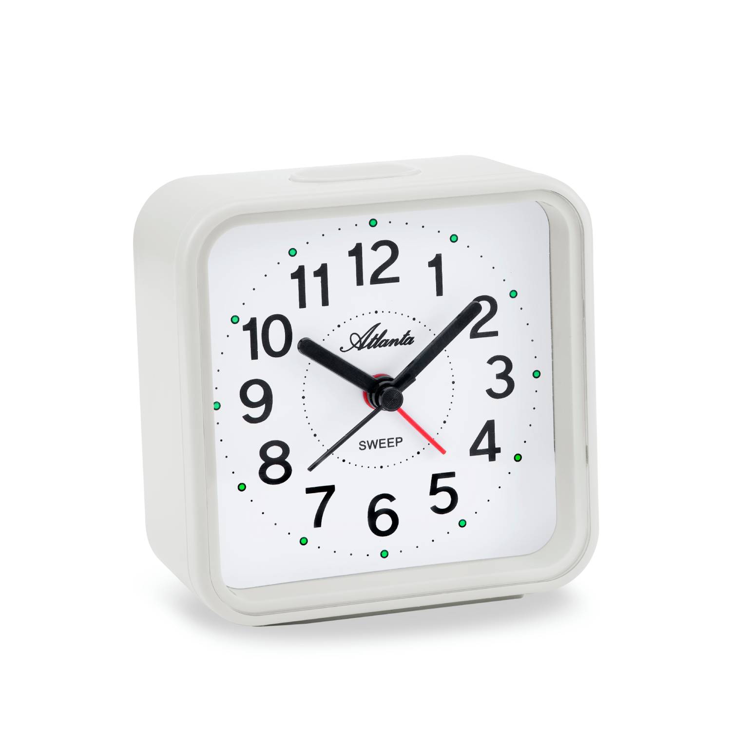 Atlanta 2131/0 Quarzwecker weiß