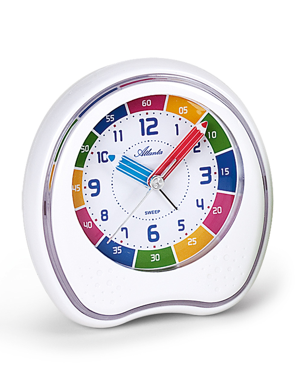 Atlanta 1953/0 Learning alarm clock Quartz Melodie white
