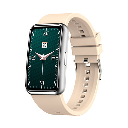 Atlanta 9720/3 Fitness Tracker – Smartwatch – Zilver/Beige