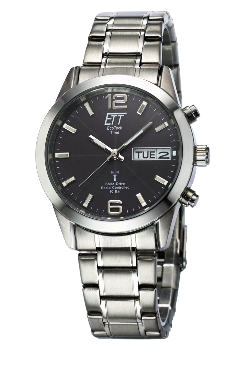 Eco Tech Time Solar Drive Radio Controlled Gobi Men's Watch - EGS-11247-22M
