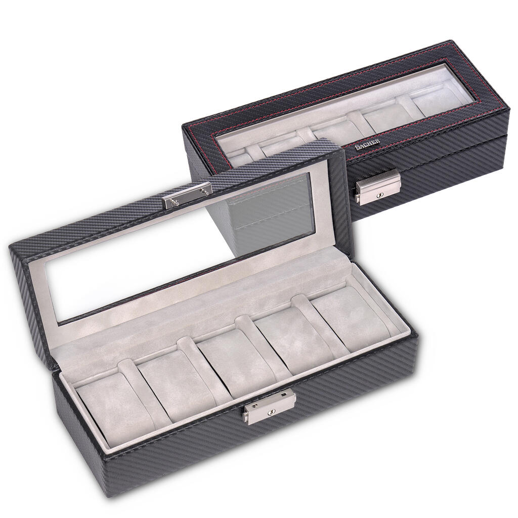 Horloge etui voor 5 horloges