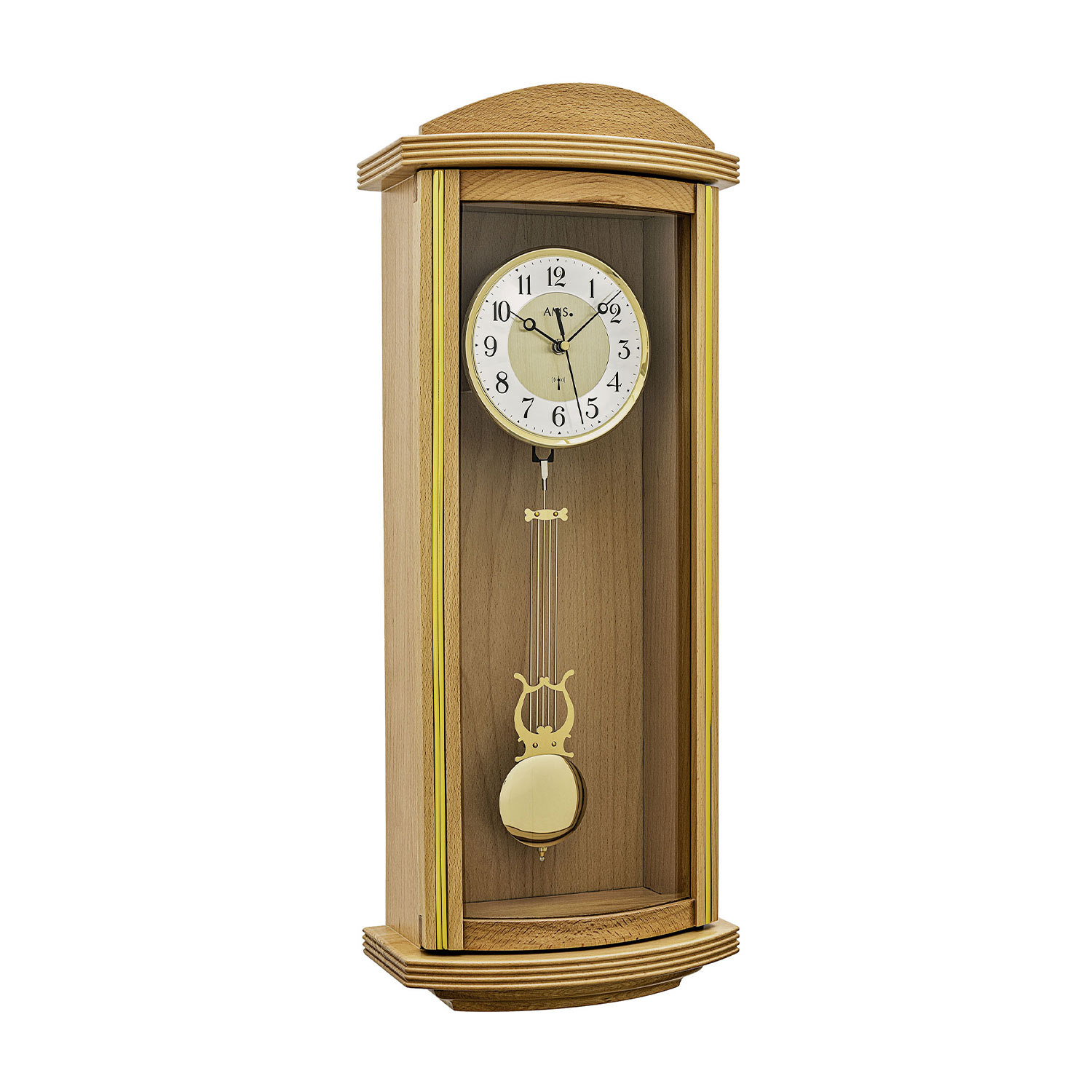 AMS Funk-Pendelwanduhr F5015/18