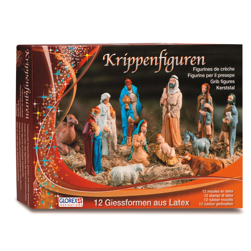 Latexvormen set Kerststalfiguren