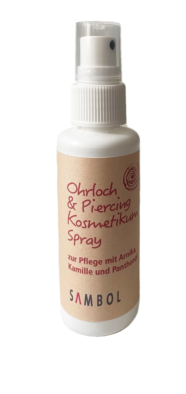 Cosmétique pour trous d'oreilles et piercings Spray, 50ml - répartition fine, temps de guérison court
