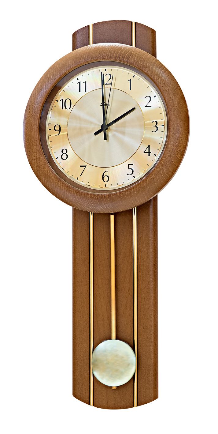 SELVA Horloge murale radiocommandée Cerisier Gilching