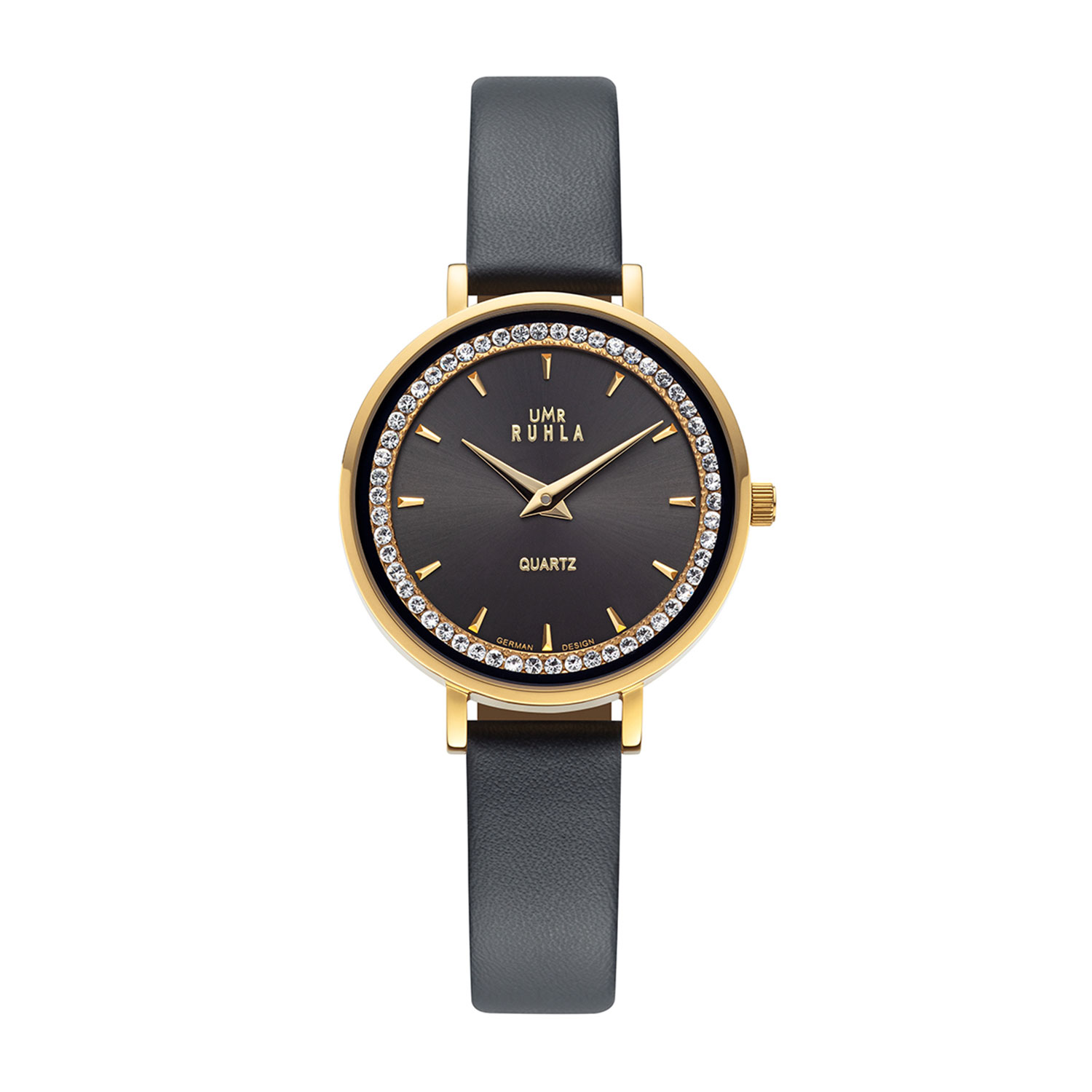 Uhren Manufaktur Ruhla - Armbanduhr Style/Trendline - schwarz