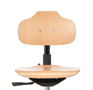 Werkplaatsstoel Econoline van massief hout