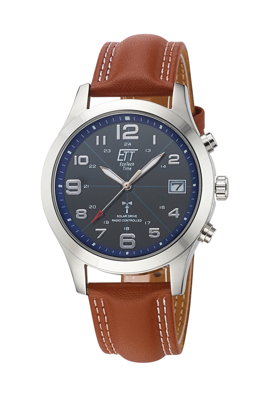 Eco Tech Time Solar Drive Radio Gobi Montre Homme - EGS-11486-32L