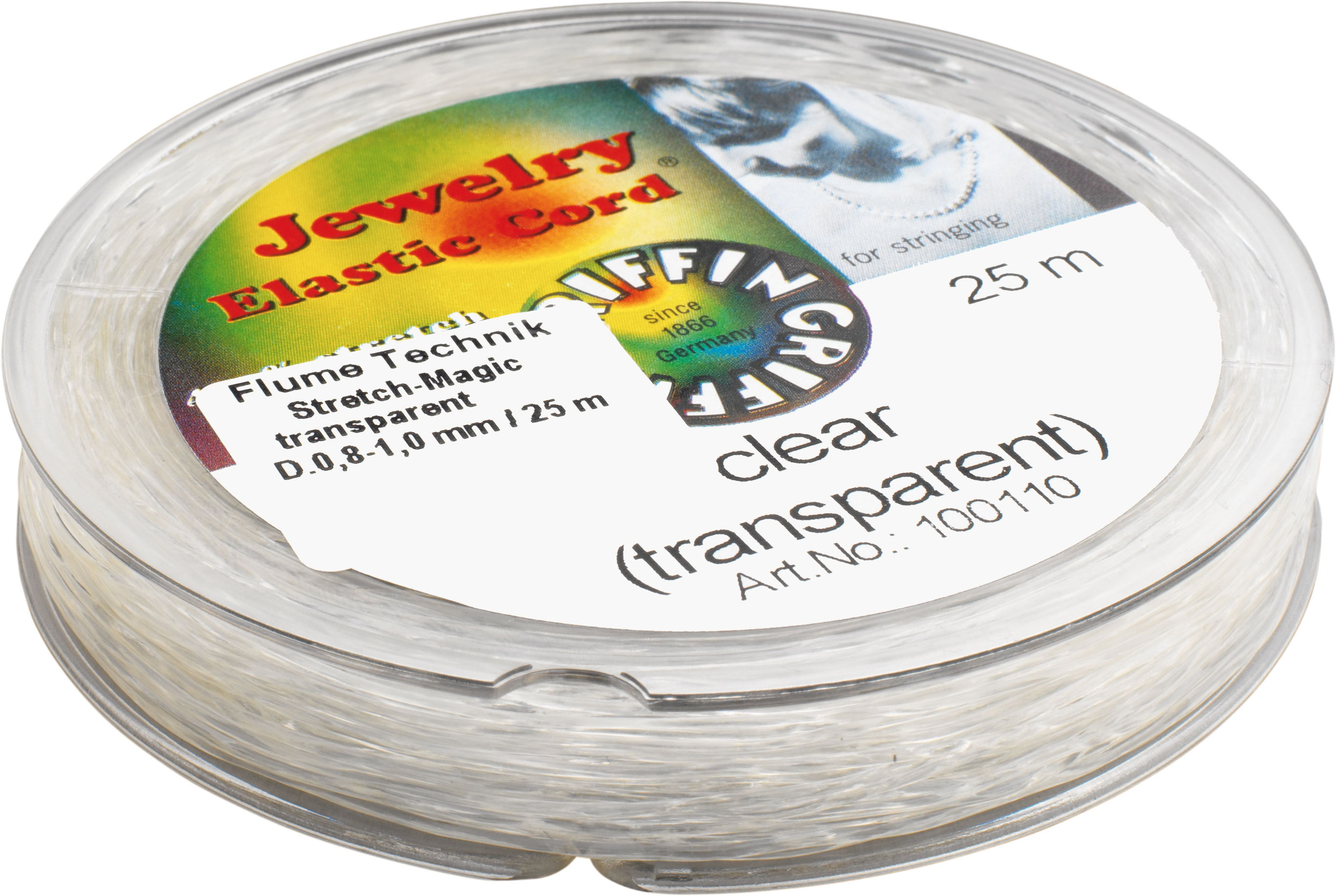 Elastisch draad Stretch-Magic nylon transparant Ø 0,50mm -25m