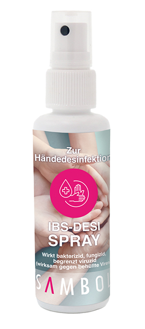 Desinfecterende spray voor de handen, 100 ml - ideaal voor onderweg