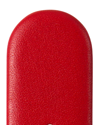 leren band elegance 16mm rood