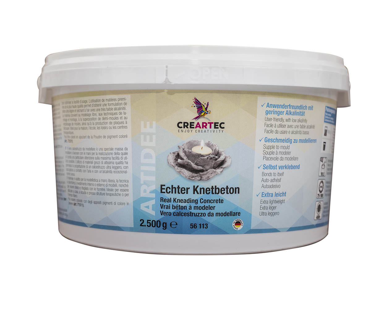 Echt kneedbeton, 2,5kg.