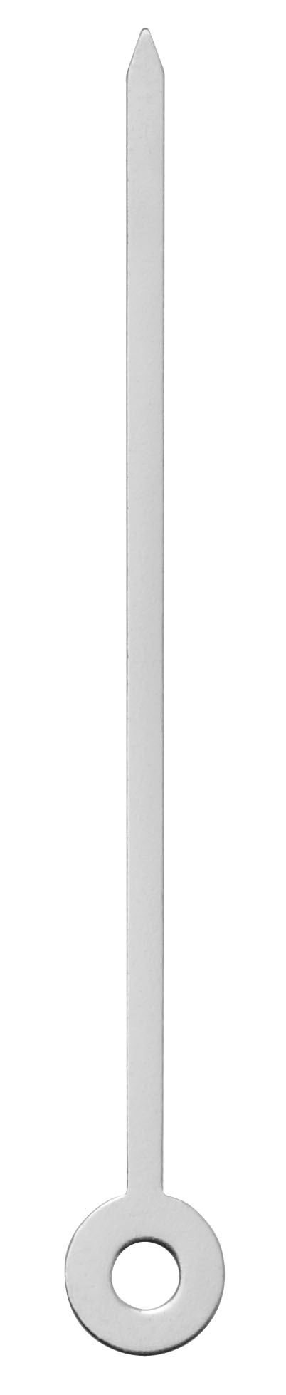 Minuutwijzer Recht chroom, Gat Ø 0,7 Lengte 13,0 mm,