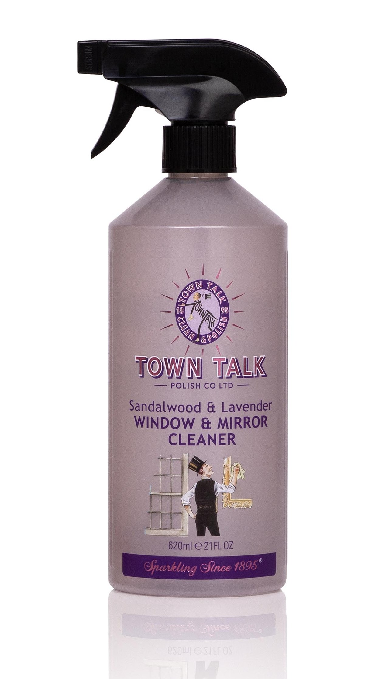 Mr Town Talk glasreiniger sandelhout en lavendel 620ml