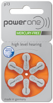 Power One 13 pile bouton pour l'appareil auditif