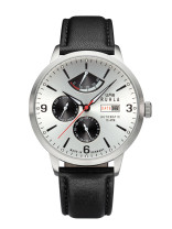 Uhren Manufaktur Ruhla - Automatisch horloge met gangreserve - Zilverkleur- Made in Germany