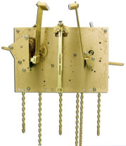 Chain hoist mechanism Hermle 1171-050, 8 days, PL 114cm