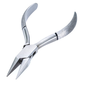 Super grip flat nose pliers with box joint.