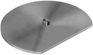 Intermediate plate with bottom centring pin dia. 3.25mm.