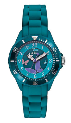 s.Oliver Silicone strap turquoise SO-2597-PQ