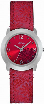 s.Oliver bracelet-montre rouge SO-1674-LQ