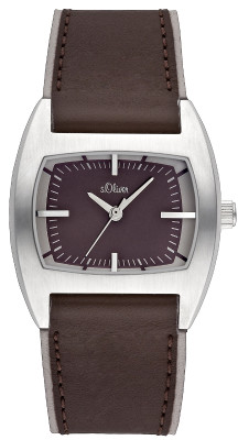 s.Oliver bracelet-montre brun/ gris SO-1832-LQ
