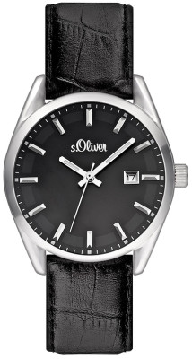 s.Oliver bracelet-montre noir SO-2375-LQ