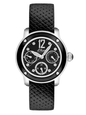 s.Oliver bracelet-montre noir SO-2297-LM