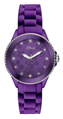 s.Oliver Silicone strap purple SO-2565-PQ