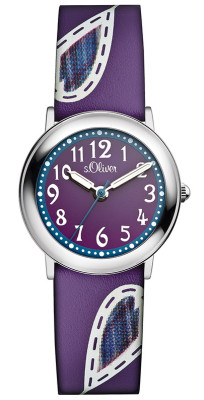 s.Oliver bracelet-montre plastique PU lilas SO-2520-LQ