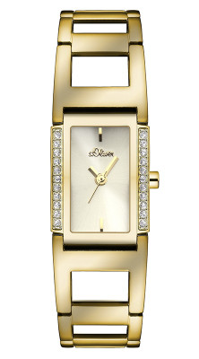 s.Oliver bracelet-montre IP doré SO-2841-MQ