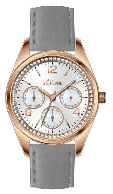 s.Oliver bracelet-montre gris SO-3164-LM