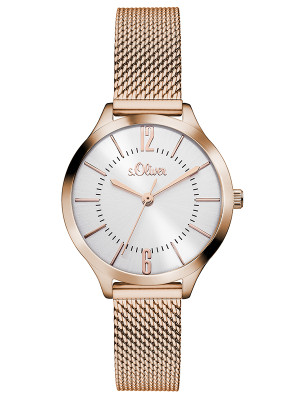 s.Oliver Stainless steel rosegold SO-3220-MQ