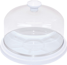Dust cover dome and tray