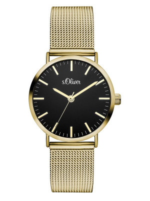 s.Oliver stainless steel gold SO-3329-MQ